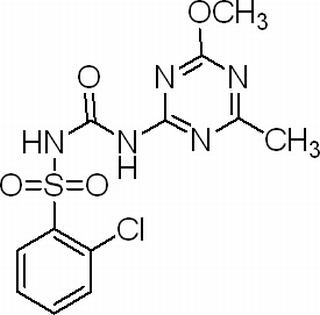 1-(2-chlorophenyl)sulfonyl-3-(4-methoxy-6-methyl-s-triazin-2-yl)urea