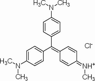 Benzenamine, 4-((4-(dimethylamino)phenyl)(4-(methylimino)-2,5-cyclohexadien-1-ylidene)methyl)-N,N-dimethyl-, monohydrochloride