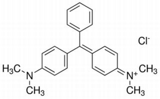 N-(4-{[4-(dimethylamino)phenyl](phenyl)methylidene}cyclohexa-2,5-dien-1-ylidene)-N-methylmethanaminium benzoate