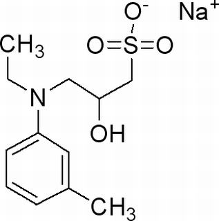 sodium 3-[ethyl(3-methylphenyl)amino]-2-hydroxypropane-1-sulfonate