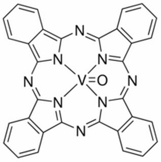 Oxyvanadium phthalocyanine