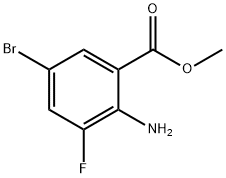 Benzoic acid, 2-amino-5-bromo-3-fluoro-, methyl ester