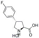 Rac-(3r,4s)-4-(4-氟苯基)吡咯烷-3-羧酸盐酸盐,反式