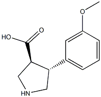 (3R,4S)-4-(3-Methoxyphenyl)pyrrolidine-3-carboxylic acid