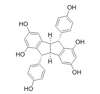 (4BR,5R,9BR,10R)-REL-(-)-4B,5,9B,10-四氢-5,10-二(4-羟基苯基)-茚并[2,1-A]茚-1,3,6,8-四醇