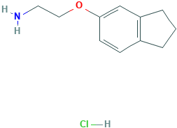 2-((2,3-Dihydro-1H-inden-5-yl)oxy)ethanamine hydrochloride