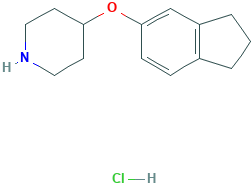 2,3-DIHYDRO-1H-INDEN-5-YL 4-PIPERIDINYL ETHERHYDROCHLORIDE