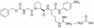 Z-甘氨酰-L-脯氨酰-L-精氨酰对硝基苯胺醋酸盐