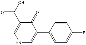 5-(4-fluorophenyl)-4-oxo-1,4-dihydropyridine-3-carboxylic acid