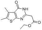 (5,6-DIMETHYL-4-OXO-3,4-DIHYDRO-THIENO[2,3-D]PYRIMIDIN-2-YL)-ACETIC ACID ETHYL ESTER