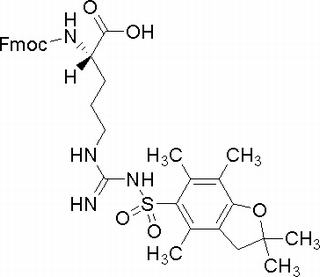 NΑ-芴甲氧羰酰基-NΩ-(2,2,4,6,7-五甲基二氢苯并呋喃-5-磺酰)-L-精氨酸