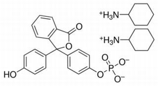 Phenolphthalein monophosphate, bis(cyclohexylammonium) salt