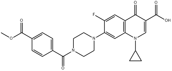 3-Quinolinecarboxylic acid, 1-cyclopropyl-6-fluoro-1,4-dihydro-7-[4-[4-(Methoxycarbonyl)benzoyl]-1-piperazinyl]-4-oxo-