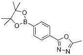 2-methyl-5-[4-(4,4,5,5-tetramethyl-1,3,2-dioxaborolan-2-yl)phenyl]-1,3,4-oxadiazole