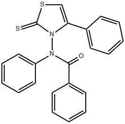 N-Phenyl-N-(4-phenyl-2-sulfanylidene-2,3-dihydro-1,3-thiazol-3-yl)benzamide