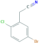 5-bromo-2-chlorophenylacetonitrile