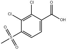 Benzoic acid, 2,3-dichloro-4-(methylsulfonyl)-