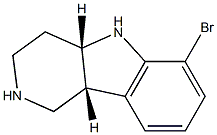 (4aS,9bR)-6-bromo-2,3,4,4a,5,9b-hexahydro-1H-pyrido[4,3-b]indole