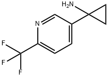 1-[6-(trifluoromethyl)pyridin-3-yl]cyclopropan-1-amine