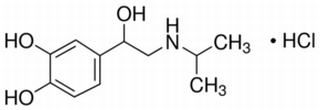 (R,*)-()-4-[1-hydroxy-2-[(1-methylethyl)amino]butyl]pyrocatechol hydrochloride