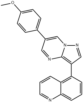 LDN 193719                                              5-[6-(4-Methoxyphenyl)pyrazolo[1,5-a]pyrimidin-3-yl]quinoline