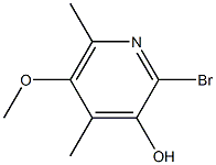 2-BroMo-5-Methoxy-4,6-diMethylpyridin-3-ol