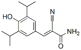 2-Propenamide, 2-cyano-3-(4-hydroxy-3,5-bis(1-methylethyl)phenyl)-