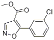 METHYL 5-(3-CHLOROPHENYL)ISOXAZOLE-4-CARBOXYLATE