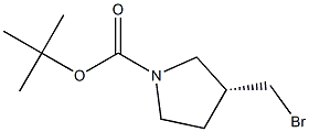 1-Pyrrolidinecarboxylic acid, 3-(bromomethyl)-, 1,1-dimethylethyl ester, (3R)-