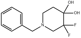 1-Benzyl-3,3-difluoropiperidine-4,4-diol