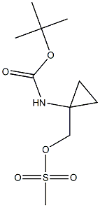 (1-((tert-Butoxycarbonyl)amino)cyclopropyl)methyl methanesulfonate