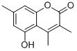 5-羟基-3,4,7-三甲基-2H-色满-2-酮