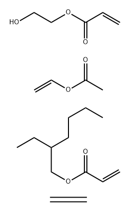 2-Propenoic acid, 2-ethylhexyl ester, polymer with ethene, ethenyl acetate and 2-hydroxyethyl 2-propenoate