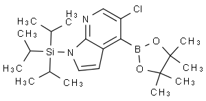 5-Chloro-4-(4,4,5,5-Tetramethyl-[1,3,2]Dioxaborolan-2-YL)-1-Triisopropylsilanyl-1H-Pyrrolo[2,3-B]Pyr