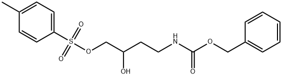 Carbamic acid, N-[3-hydroxy-4-[[(4-methylphenyl)sulfonyl]oxy]butyl]-, phenylmethyl ester