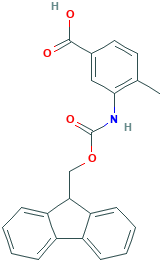 3-(((((9H-芴-9-基)甲氧基)羰基)氨基)-4-甲基苯甲酸