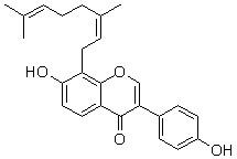 4H-1-Benzopyran-4-one, 8-[(2E)-3,7-dimethyl-2,6-octadien-1-yl]-7-hydroxy-3-(4-hydroxyphenyl)-