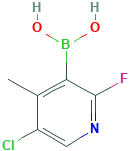 (5-Chloro-2-fluoro-4-methylpyridin-3-yl)boronic acid