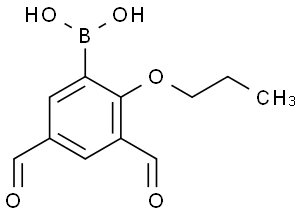 3,5-二甲酰基-2-丙氧基苯硼酸