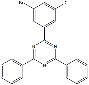 2-(3-溴-5-氯苯基)-4,6-二苯基-1,3,5三嗪