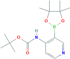 (3-(4,4,5,5-四甲基-1,3,2-二氧硼杂环戊烷-2-基)吡啶-4-基)氨基甲酸叔丁酯