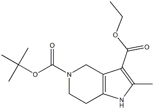 5-tert-butyl 3-ethyl 2-Methyl-6,7-dihydro-1H-pyrrolo[3,2-c]pyridine-3,5(4H)-dicarboxylate