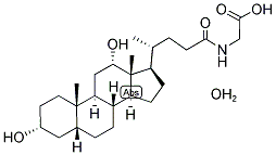 N-(3ALPHA,12ALPHA-DIHYDROXY-24-OXOCHOLAN-24-YL)GLYCINE, MONOHYDRATE