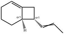 Bicyclo[4.2.0]oct-1-ene, 7-(1E)-1-propen-1-yl-, (6R,7R)-rel-