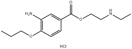 3-氨基-4-丙氧基苯甲酸2-乙氨基乙酯盐酸盐