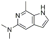 N,N,7-三甲基-1H-吡咯并[2,3-c]吡啶-5-胺