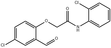 2-(4-Chloro-2-formylphenoxy)-N-(2-chlorophenyl)acetamide