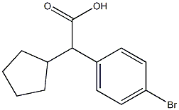 2-(4-溴苯基)-2-环戊基乙酸