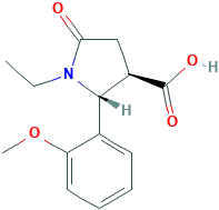 (2R,3R)-1-乙基-2-(2-甲氧基苯基)-5-氧代吡咯烷-3-羧酸