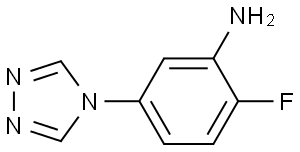 2-氟-5-(4H-1,2,4-三唑-4-基)苯胺